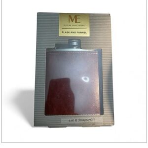 Expressions Leather Brown Flask